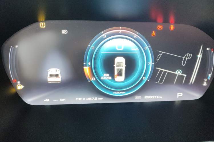 Used Baojun RS-5 2019 1.5T CVT Intelligent Driving Flagship Edition China V Emission Standard Odometer Close Up