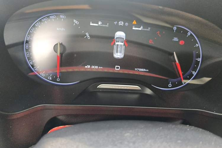 Used Baojun RS-5 2019 1.5T CVT Intelligent Drive Luxury Edition China VI Odometer Close Up