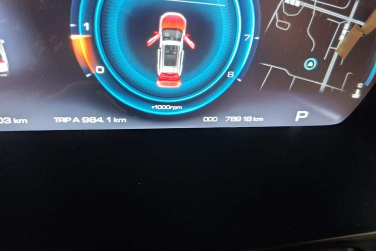 Used Baojun RS-5 2019 1.5T CVT Intelligent Driving Prestige Edition China VI Emission Standard Odometer Close Up