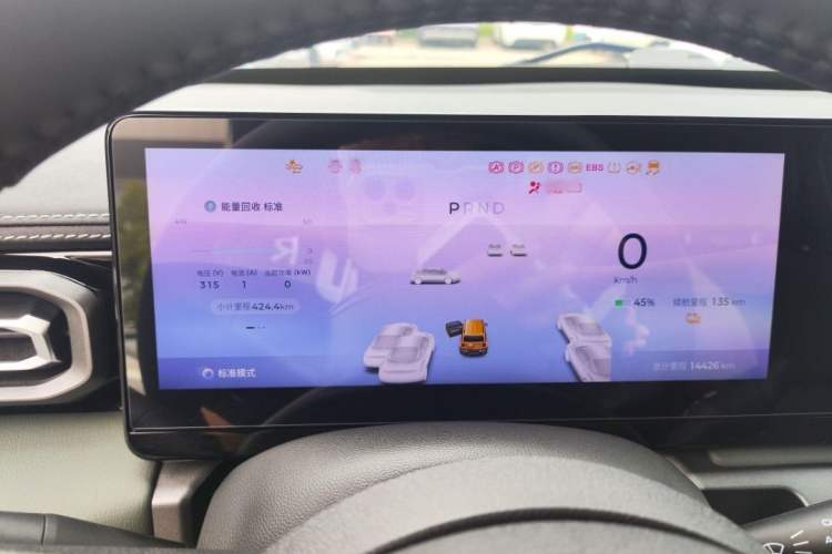 Used Baojun Spark 2023 Intelligent Premium Edition Odometer Close Up