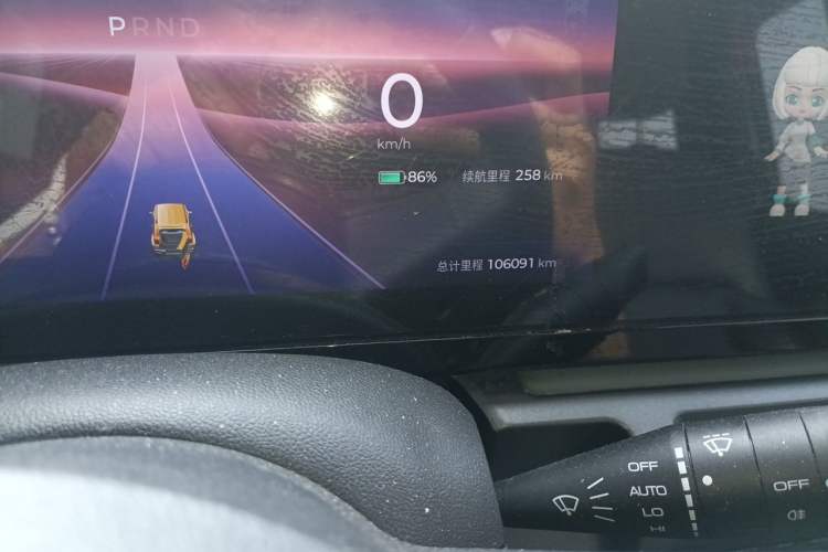 Used Baojun Spark 2023 Flagship Edition Odometer Close Up