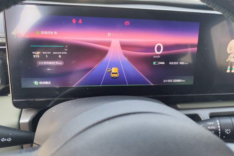 Used Baojun Spark 2023 Flagship Edition Odometer Close Up