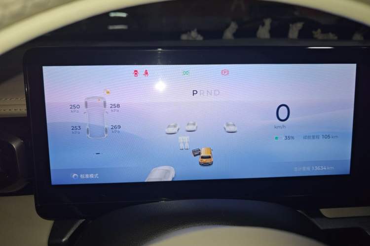 Used Baojun Spark 2023 Intelligent Premium Edition Odometer Close Up