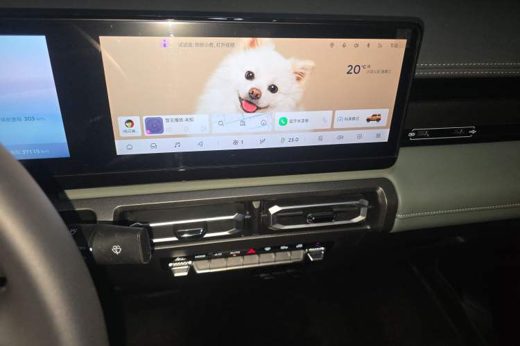 Used Baojun Spark 2023 Intelligent Premium Edition Audio And AC Panel