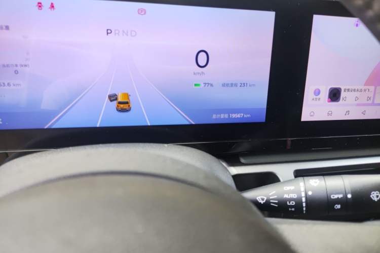 Used Baojun Spark 2023 Flagship Edition Odometer Close Up