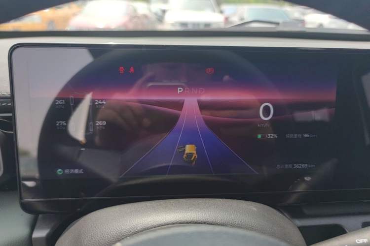 Used Baojun Spark 2023 Flagship Edition Odometer Close Up