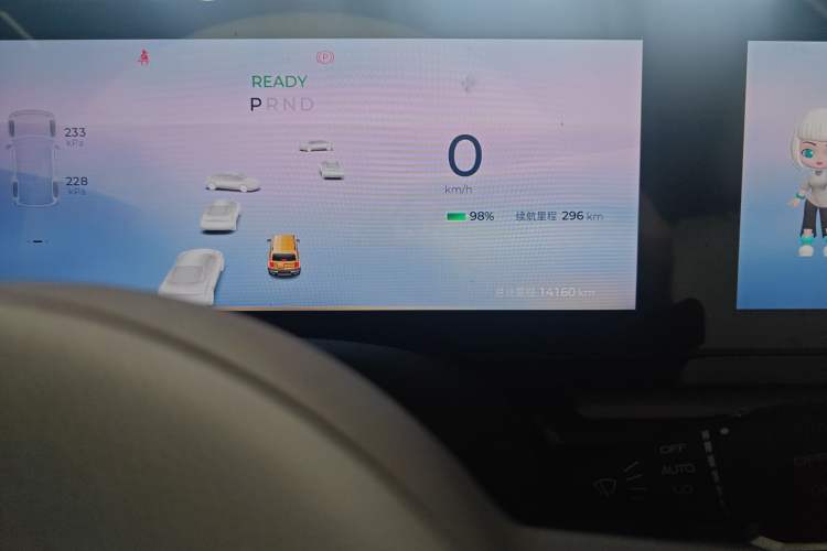 Used Baojun Spark 2023 Intelligent Premium Edition Odometer Close Up