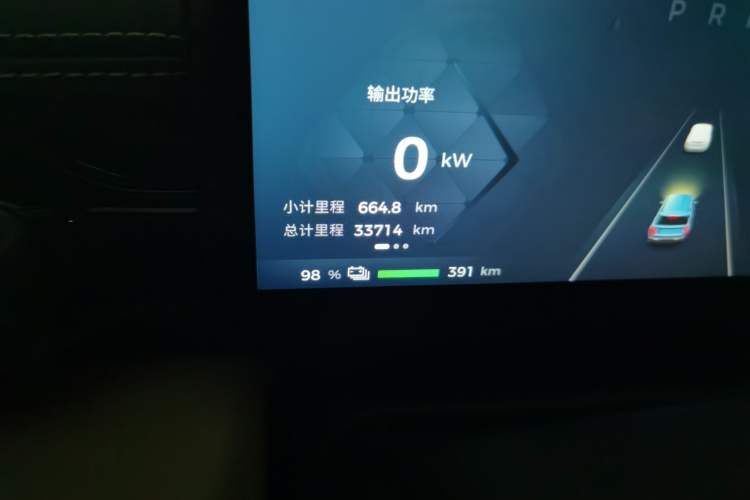 Used Baojun Spark EUV 2024 Prestige Edition 4 Seats Odometer Close Up