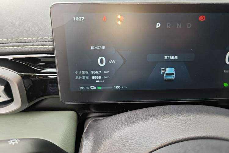 Used Baojun Spark EUV 2025 Flagship Edition 5 Seats Odometer Close Up