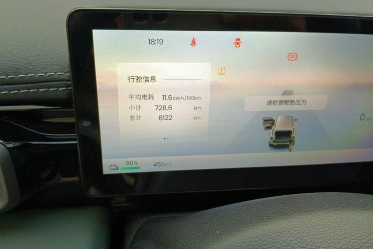 Used Baojun Spark EUV 2025 Smart Luxury Edition 5 Seats Odometer Close Up