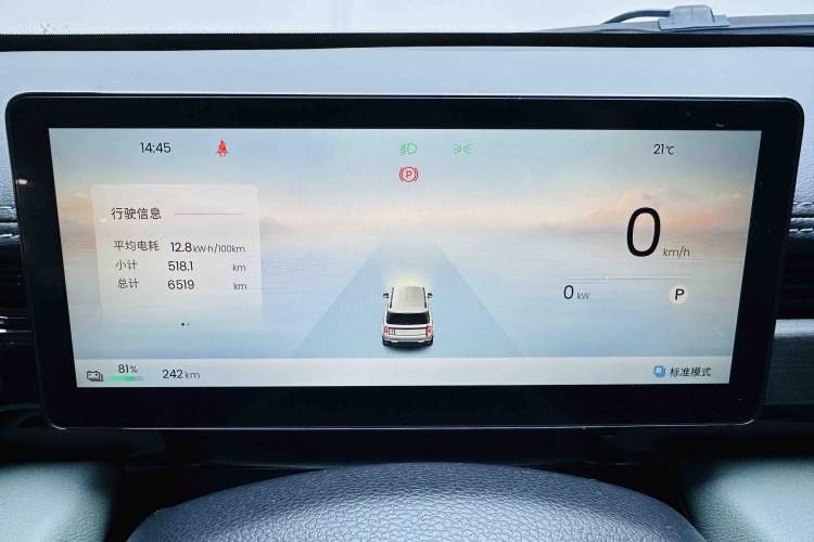 Used Baojun Spark EUV 2026 301km Flagship Edition Odometer Close Up
