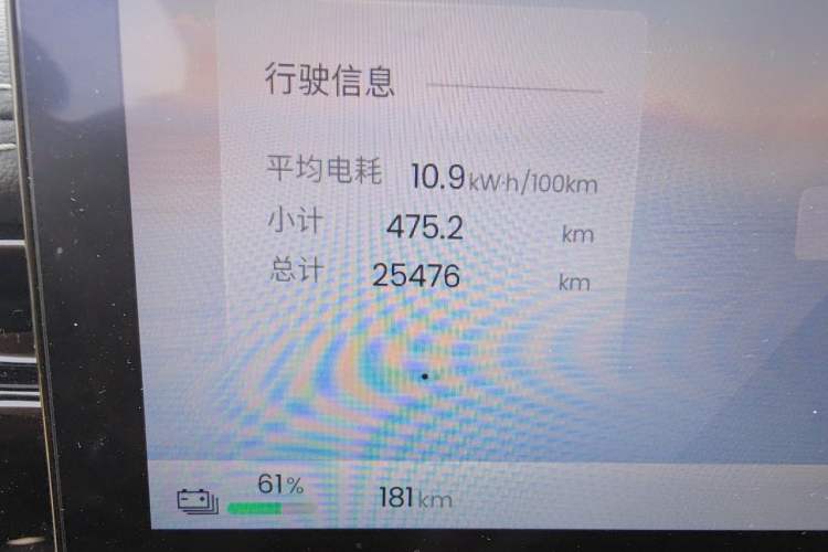 Used Baojun Spark EUV 2026 301km Flagship Edition Odometer Close Up