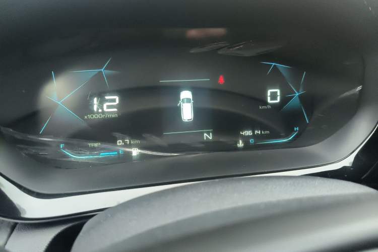 Used Baojun Valli 2021 1.5T Yili Pasture CVT Luxury Model Odometer Close Up