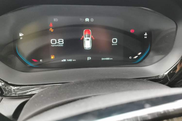 Used Baojun Valli 2021 1.5T Naqu Starry Sky CVT Flagship Model Odometer Close Up