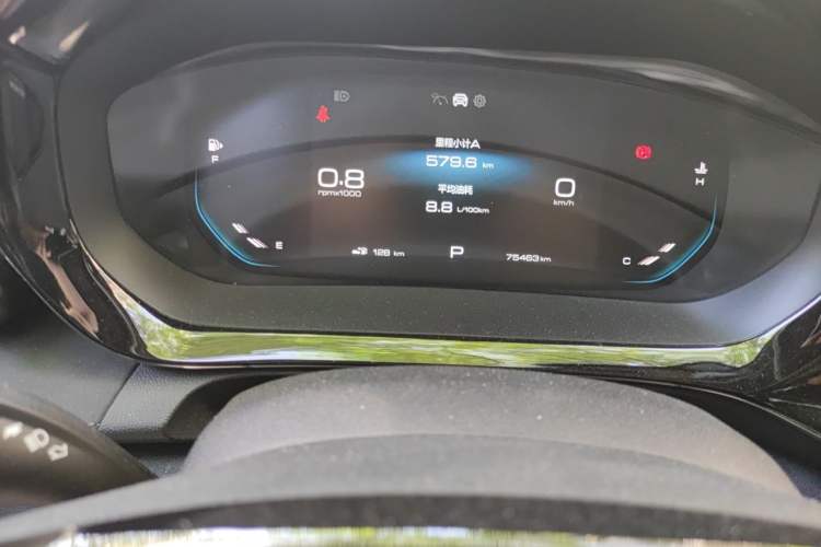 Used Baojun Valli 2021 1.5T Naqu Starry Sky CVT Flagship Model Odometer Close Up