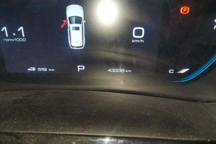 Used Baojun Valli 2021 1.5T Naqu Starry Sky CVT Flagship Model Odometer Close Up