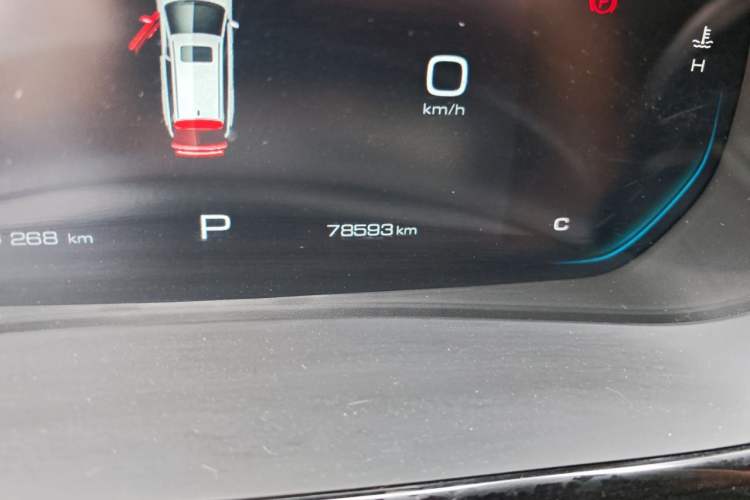 Used Baojun Valli 2021 1.5T Dali Sky CVT Premium Edition Odometer Close Up