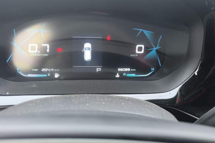 Used Baojun Valli 2021 1.5T Yili Pasture CVT Luxury Model Odometer Close Up