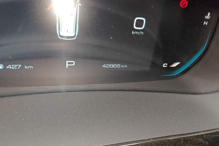 Used Baojun Valli 2021 1.5T Naqu Starry Sky CVT Flagship Model Odometer Close Up