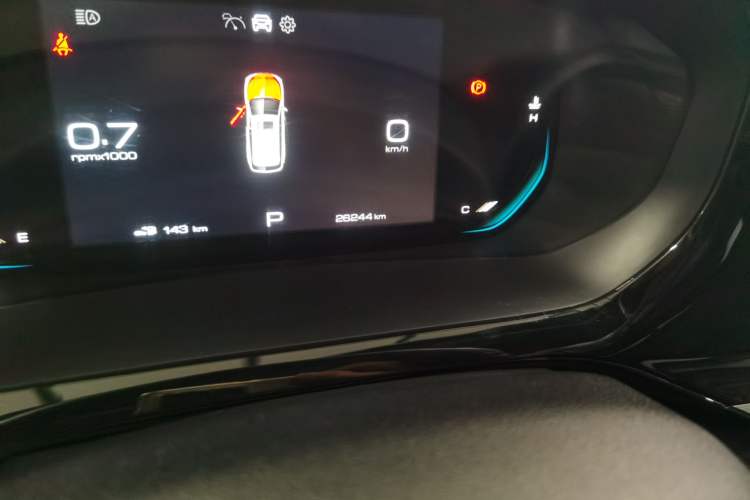 Used Baojun Valli 2021 1.5T Naqu Starry Sky CVT Flagship Model Odometer Close Up