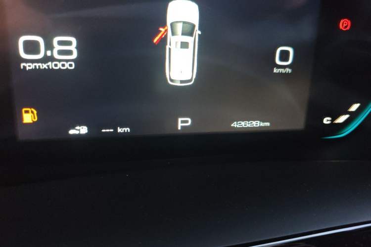 Used Baojun Valli 2021 1.5T Naqu Starry Sky CVT Flagship Model Odometer Close Up