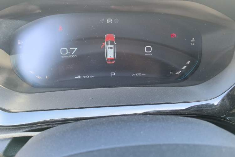 Used Baojun Valli 2021 1.5T Dali Sky CVT Premium Edition Odometer Close Up