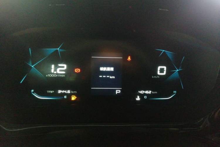 Used Baojun Valli 2021 1.5T Yili Pasture CVT Luxury Model Odometer Close Up