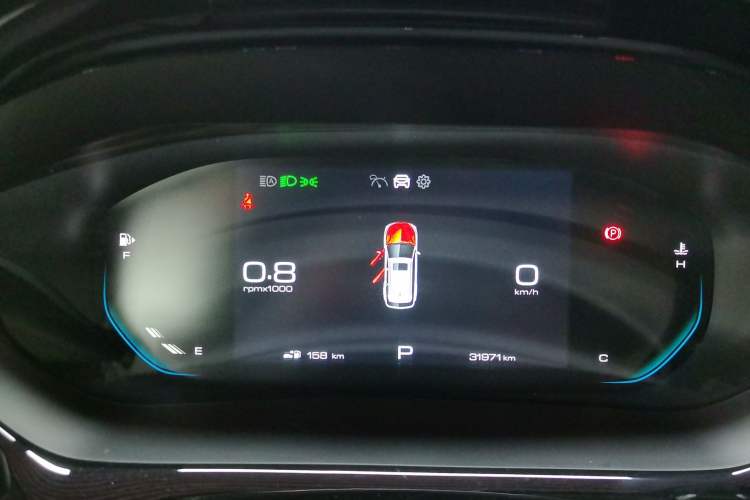 Used Baojun Valli 2021 1.5T Naqu Starry Sky CVT Flagship Model Odometer Close Up