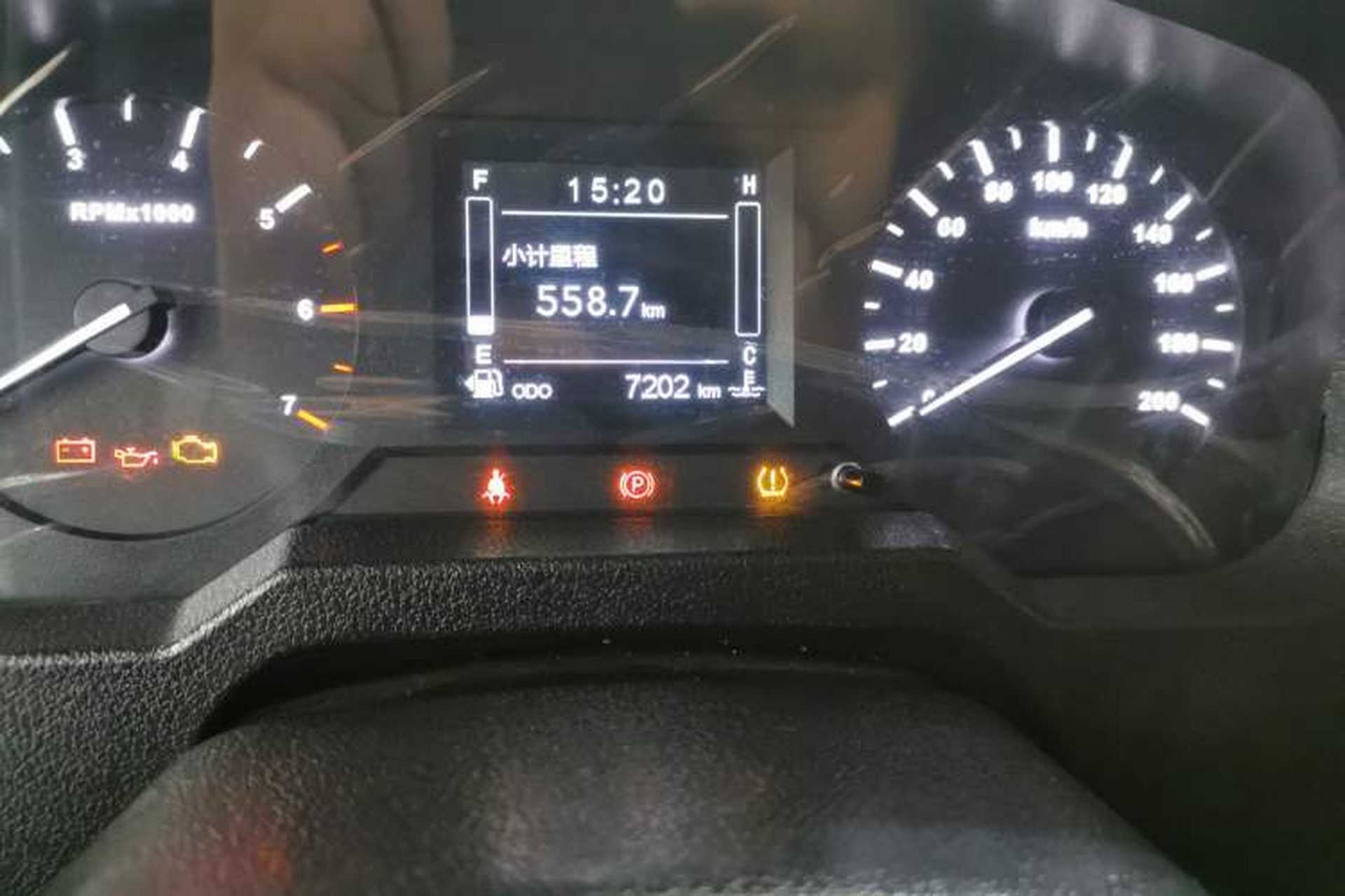Used BAW 212 Classic 2020 2.4T square door hardtop Odometer Close Up