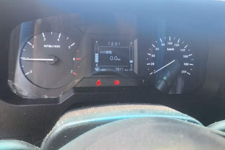 Used BAW 212 Classic 2023 Sniper 2.4T Manual Light-duty Model Odometer Close Up