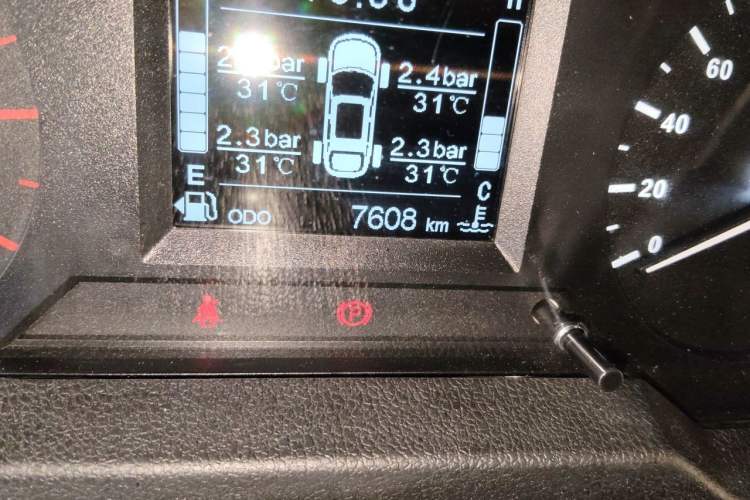 Used BAW 212 Classic 2023 Sniper 2.4T Manual Light-duty Model Odometer Close Up
