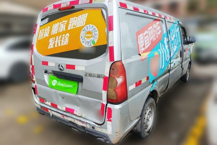 Used BAW BAIC Mini Hippo 2020 All-Electric Van Logistics Vehicle Battery Non-Heated Version Rear Right 45 Deg