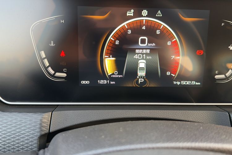 Used BAW Kaluli 2023 2.0L Automatic Long Wheelbase Achievement Edition Odometer Close Up