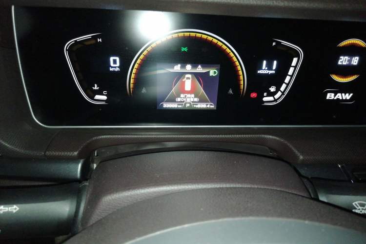 Used BAW Ruisheng Ace M7 2023 2.0L Automatic Long Wheelbase Enjoyment Version 7 Seats Odometer Close Up