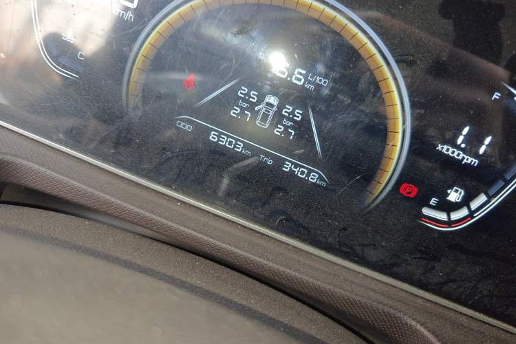 Used BAW Ruisheng Ace M7 2023 2.0L Long Wheelbase Entrepreneur Edition 2 Seats Odometer Close Up