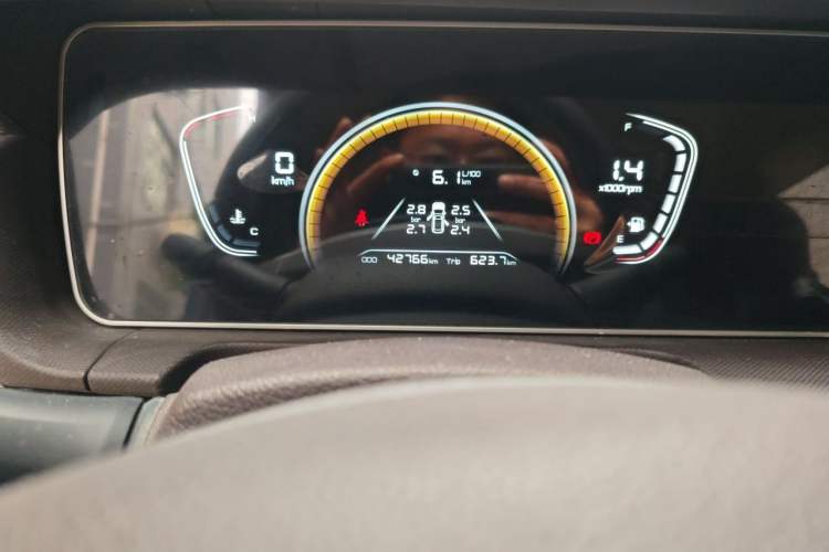 Used BAW Ruisheng Ace M7 2023 1.6L Long Wheelbase Wealth Creation Version 7 Seats Odometer Close Up
