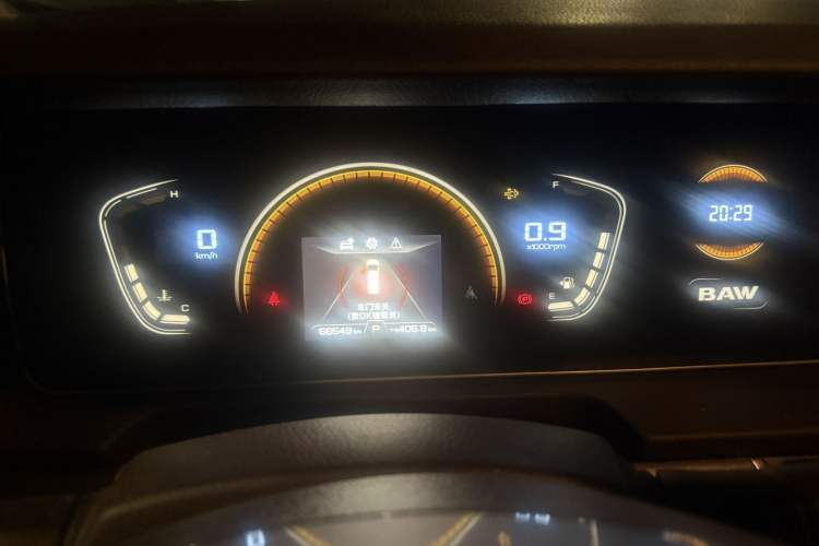 Used BAW Ruisheng Ace M7 2023 2.0L Automatic Long Wheelbase Enjoyment Version 7 Seats Odometer Close Up