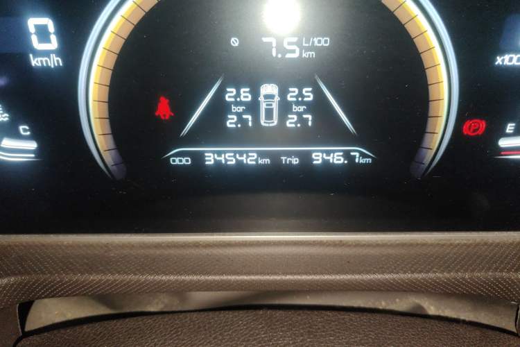 Used BAW Ruisheng Ace M7 2023 1.6L Long Wheelbase Wealth Creation Version 5 Seats Odometer Close Up