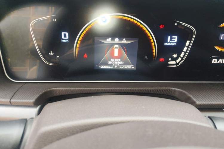 Used BAW Ruisheng Ace M7 2023 2.0L Automatic Long Wheelbase Enjoyment Version 7 Seats Odometer Close Up
