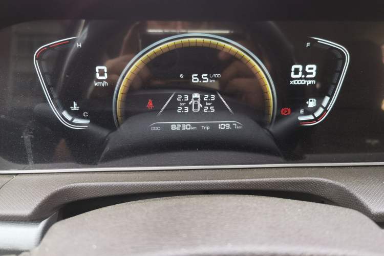 Used BAW Ruisheng Ace M7  Odometer Close Up