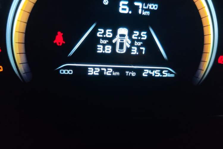 Used BAW Ruisheng Ace M7 2023 2.0L Long Wheelbase Entrepreneur Edition 2 Seats Odometer Close Up
