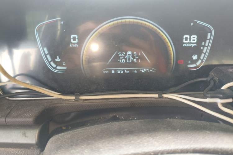 Used BAW Ruisheng Ace M7 2023 2.0L CNG Long Wheelbase Entrepreneur Edition 2 Seats Odometer Close Up