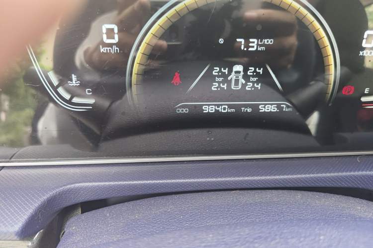 Used BAW Ruisheng Ace M7 2025 1.6L Manual Standard Wheelbase Luxury Version 7 Seats Odometer Close Up