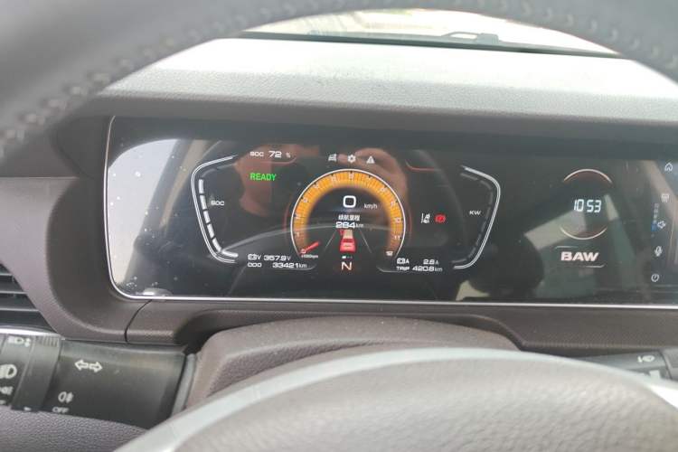 Used BAW Ruisheng Ace M7 New Energy 2023 Long Wheelbase · Luxury Commercial Version Guoxuan 9-seater 65kWh Instrument Cluster