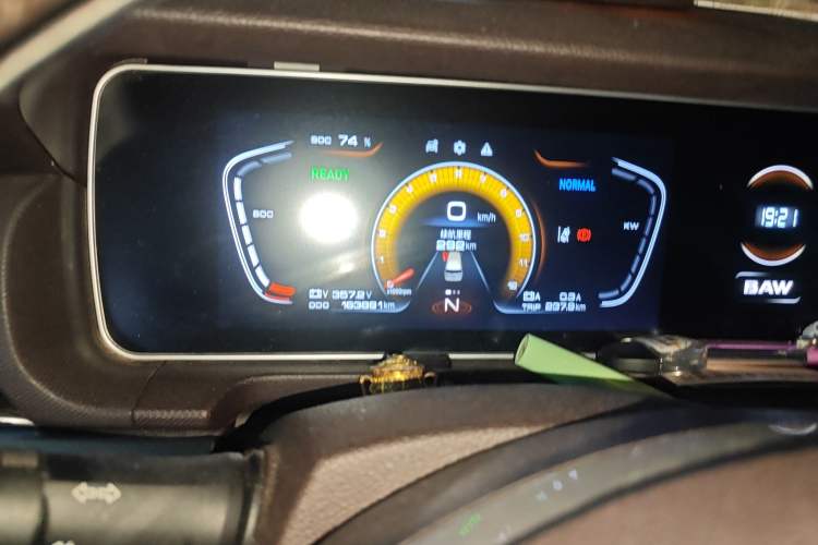Used BAW Ruisheng Ace M7 New Energy 2023 Long Wheelbase · Luxury Commercial Version Guoxuan 9-seater 65kWh Instrument Cluster