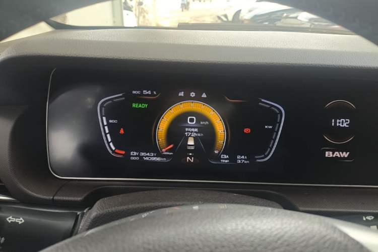 Used BAW Ruisheng Ace M7 New Energy 2023 Long Wheelbase · Enjoyment Edition Guoxuan 7-seater 65kWh Instrument Cluster