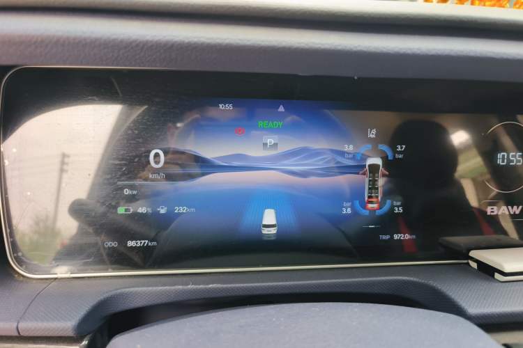 Used BAW Ruisheng Ace M7 New Energy 2025 505KM Prestige Version 9 Seats Instrument Cluster