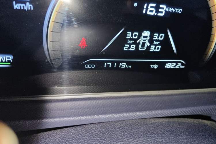 Used BAW Ruisheng Ace M7 New Energy 2025 365KM Entrepreneur Edition 7-seater Odometer Close Up