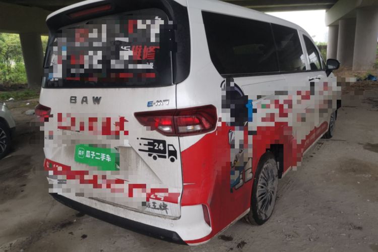 Used BAW Ruisheng Ace M7 New Energy 2025 365KM Entrepreneur Edition 7-seater Rear Right 45 Deg