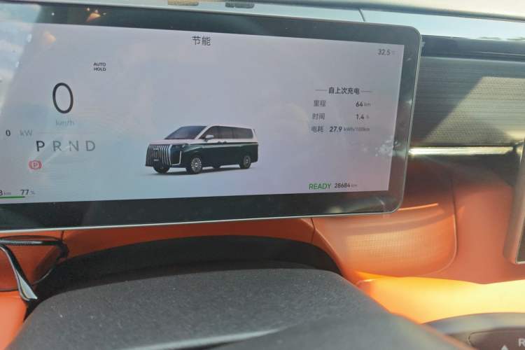 Used BAW RuiSheng M8 2026 Model, All-Electric Version, 560 Deluxe, 7-seater Odometer Close Up
